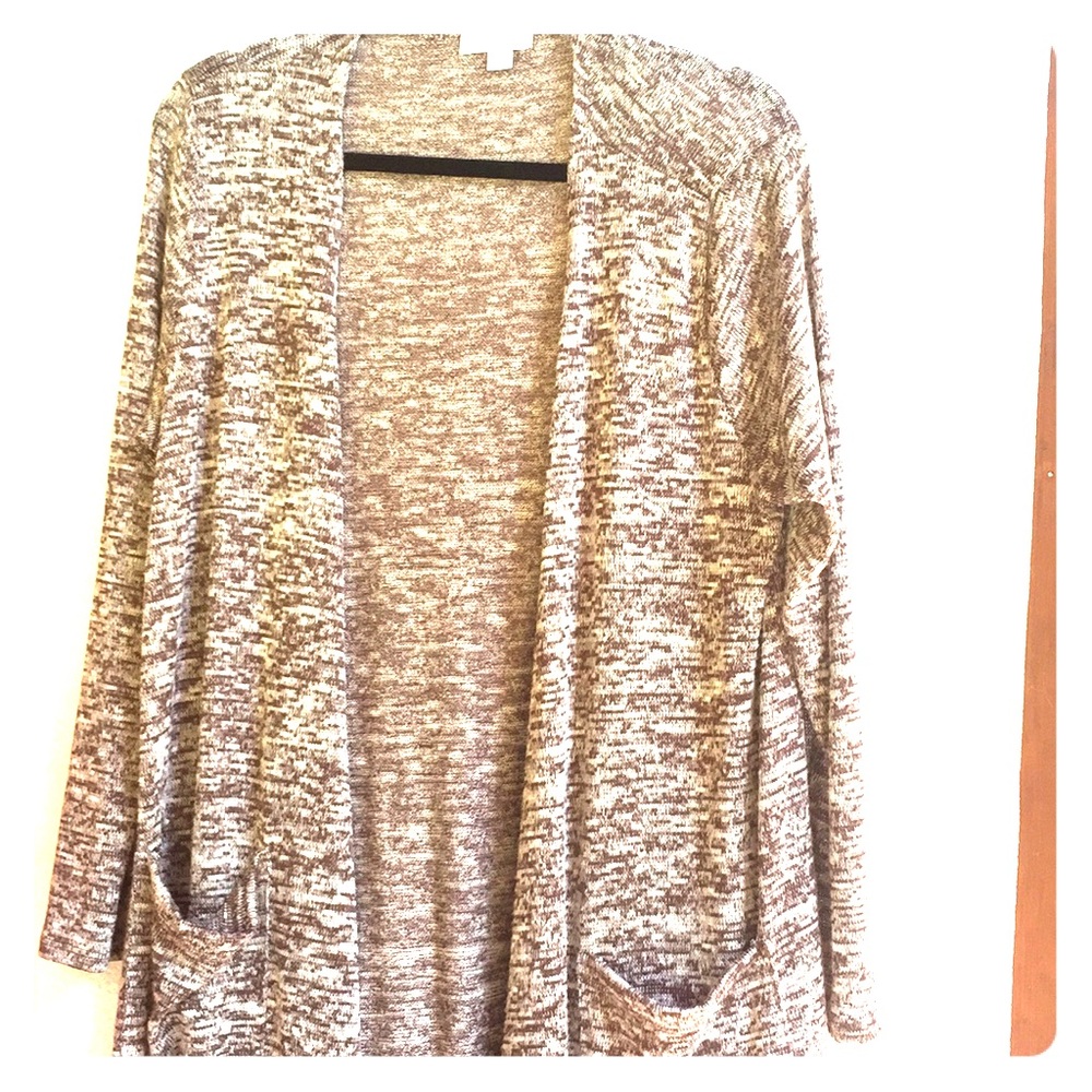 Sarah Duster Sweater Lularoe Size M Brown